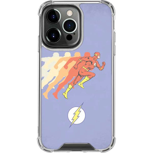 DC Comics The Flash Speed Mode Pose iPhone 14 Pro Clear Case
